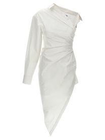 alexanderwang Asymmetrical Shirt Dress White