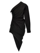 alexanderwang Asymmetrical Shirt Dress Black, view 2