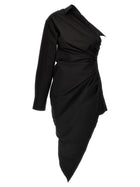 alexanderwang Asymmetrical Shirt Dress Black