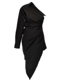 alexanderwang Asymmetrical Shirt Dress Black