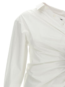 alexanderwang Asymmetrical Shirt Dress White