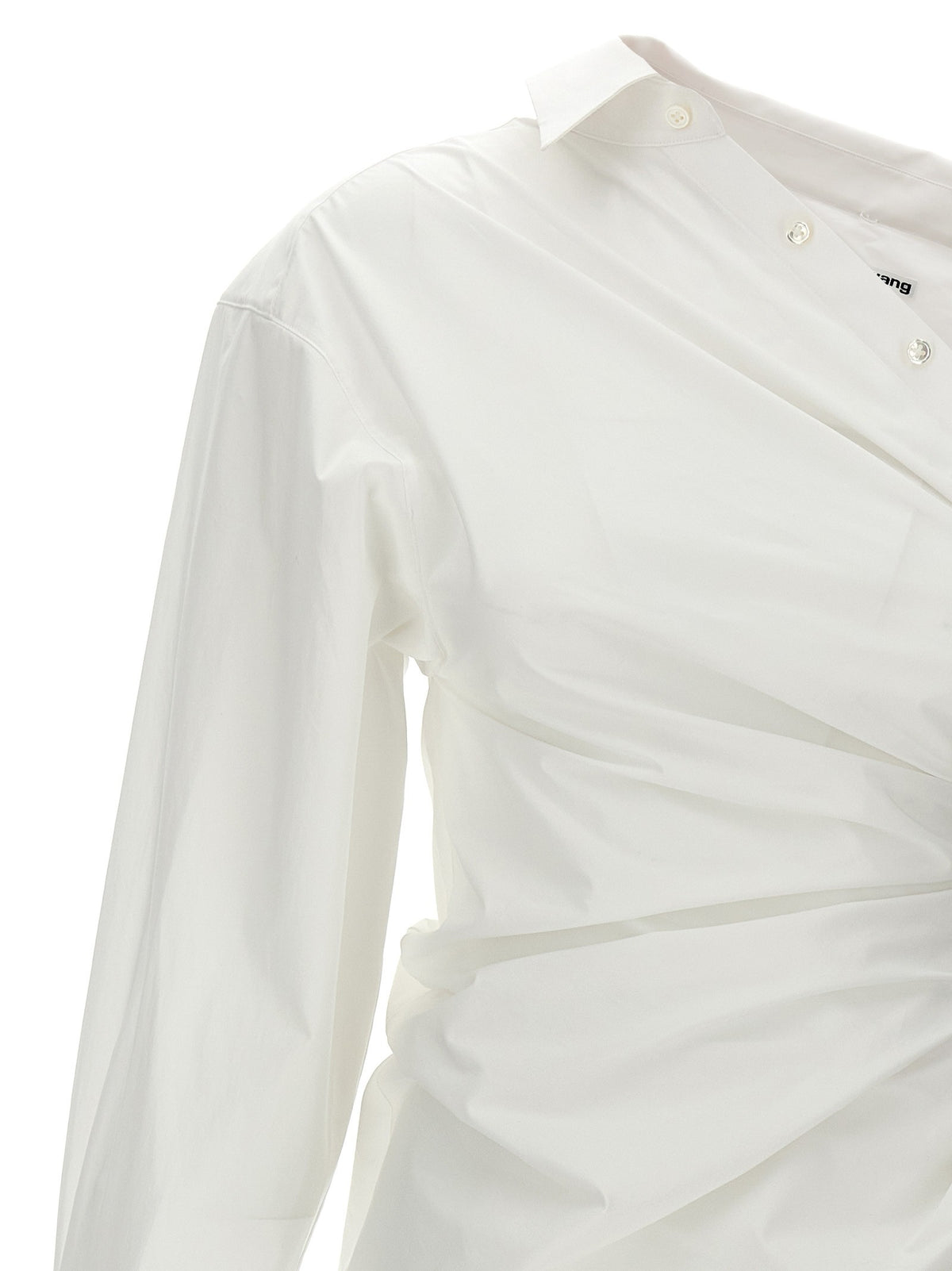 alexanderwang Asymmetrical Shirt Dress White, view 4