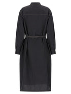 Lemaire Asymmetrical Shirt Dress Grey, view 3