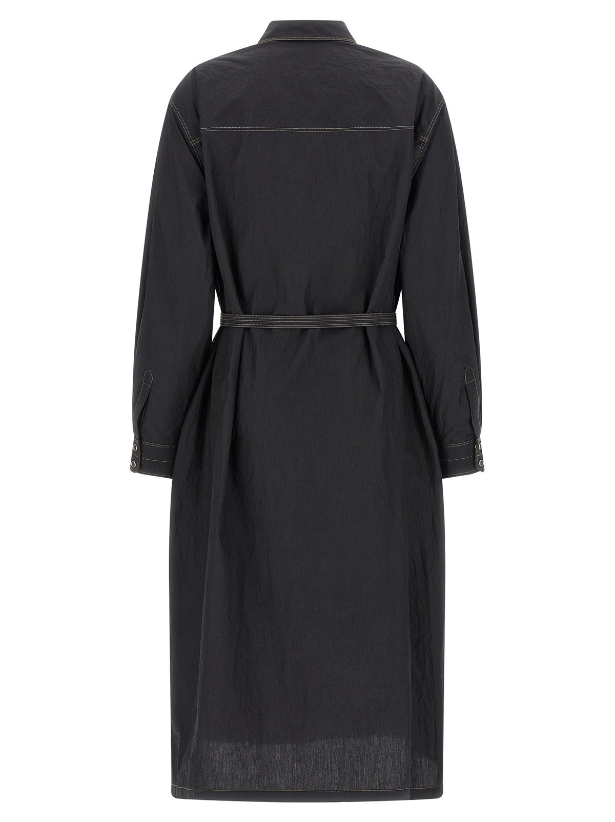 Lemaire Asymmetrical Shirt Dress Grey, view 3