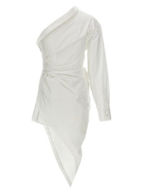 alexanderwang Asymmetrical Shirt Dress White