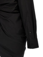 alexanderwang Asymmetrical Shirt Dress Black, view 5