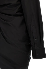 alexanderwang Asymmetrical Shirt Dress Black
