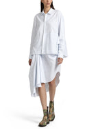 JW Anderson Women's Asymmetrical Shirt Blue, view 2