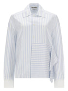 JW Anderson Women's Asymmetrical Shirt Blue