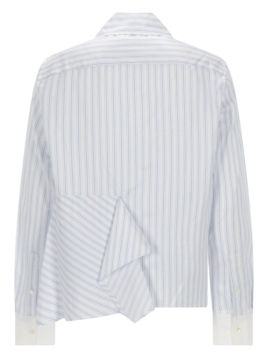 JW Anderson Women's Asymmetrical Shirt Blue