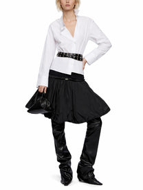 The Attico Women's Asymmetrical Shirt White