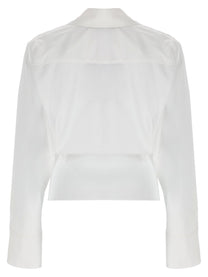 The Attico Women's Asymmetrical Shirt White