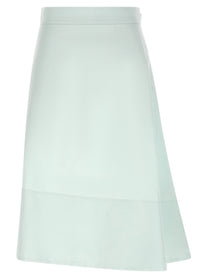 Jil Sander Asymmetrical Skirt Blue