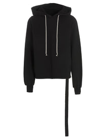 DRKSHDW Asymmetrical Stitching Hoodie Black