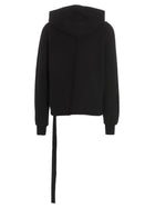 DRKSHDW Asymmetrical Stitching Hoodie Black, view 2