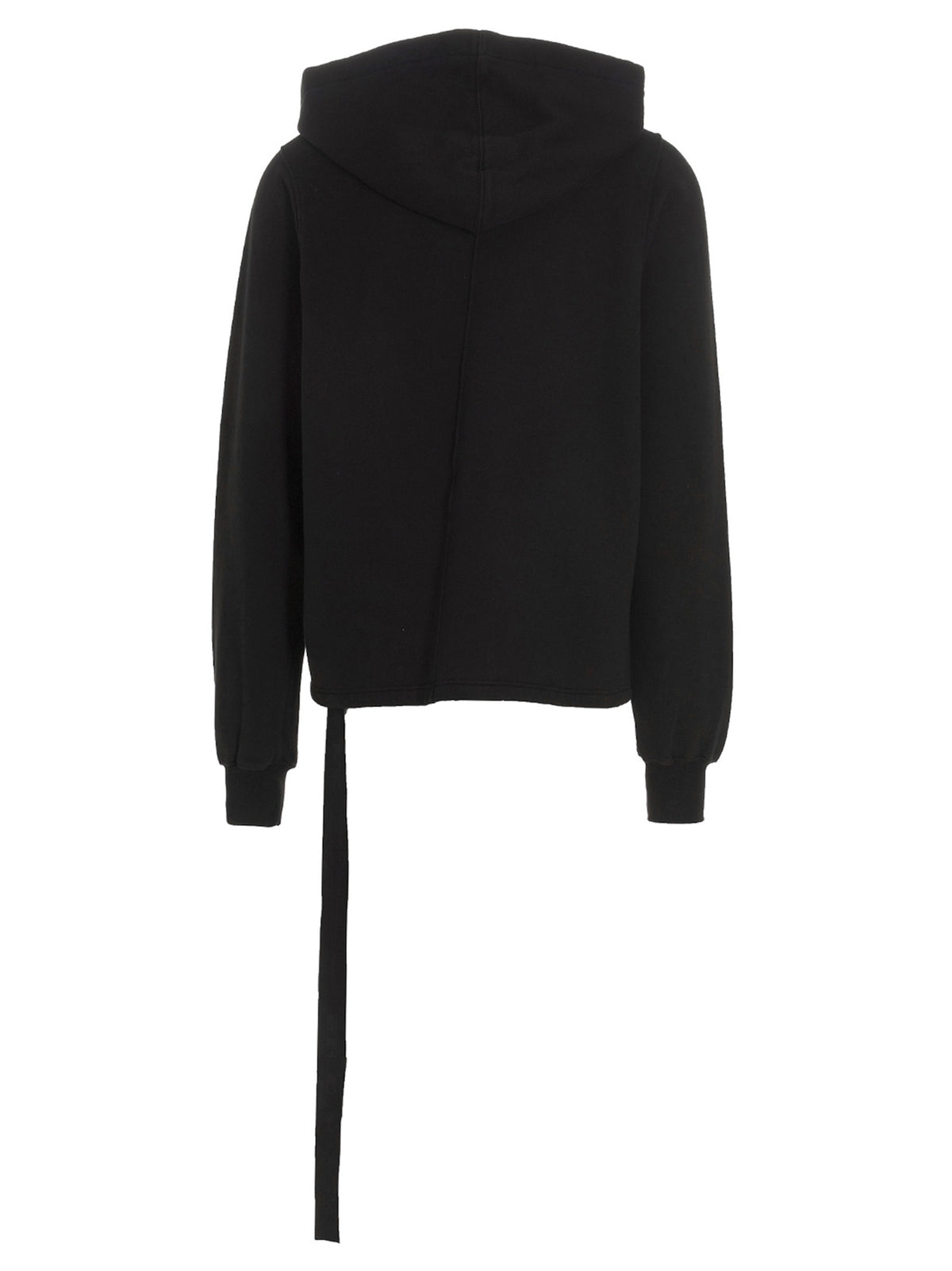 DRKSHDW Asymmetrical Stitching Hoodie Black, view 2