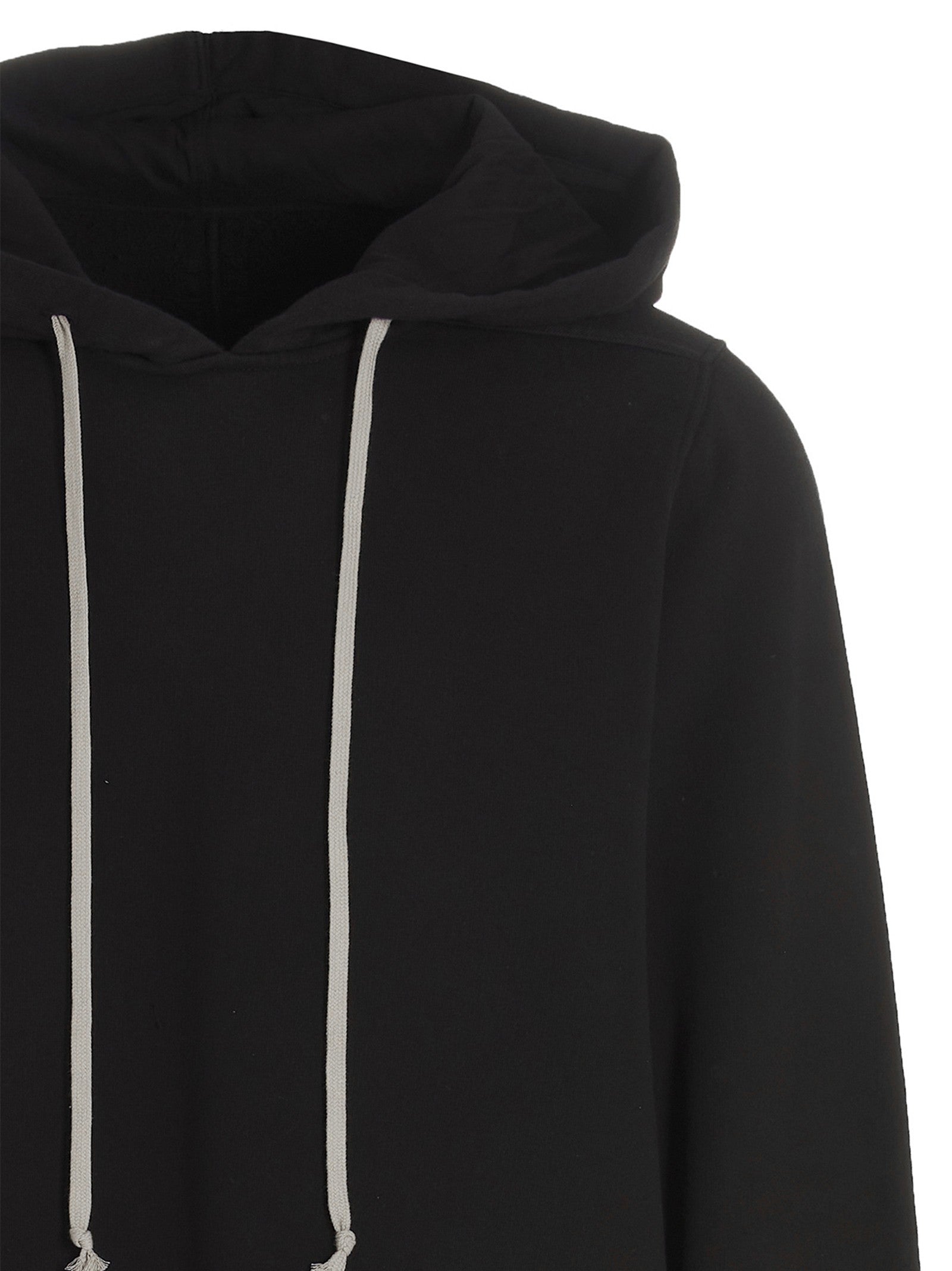 DRKSHDW Asymmetrical Stitching Hoodie Black