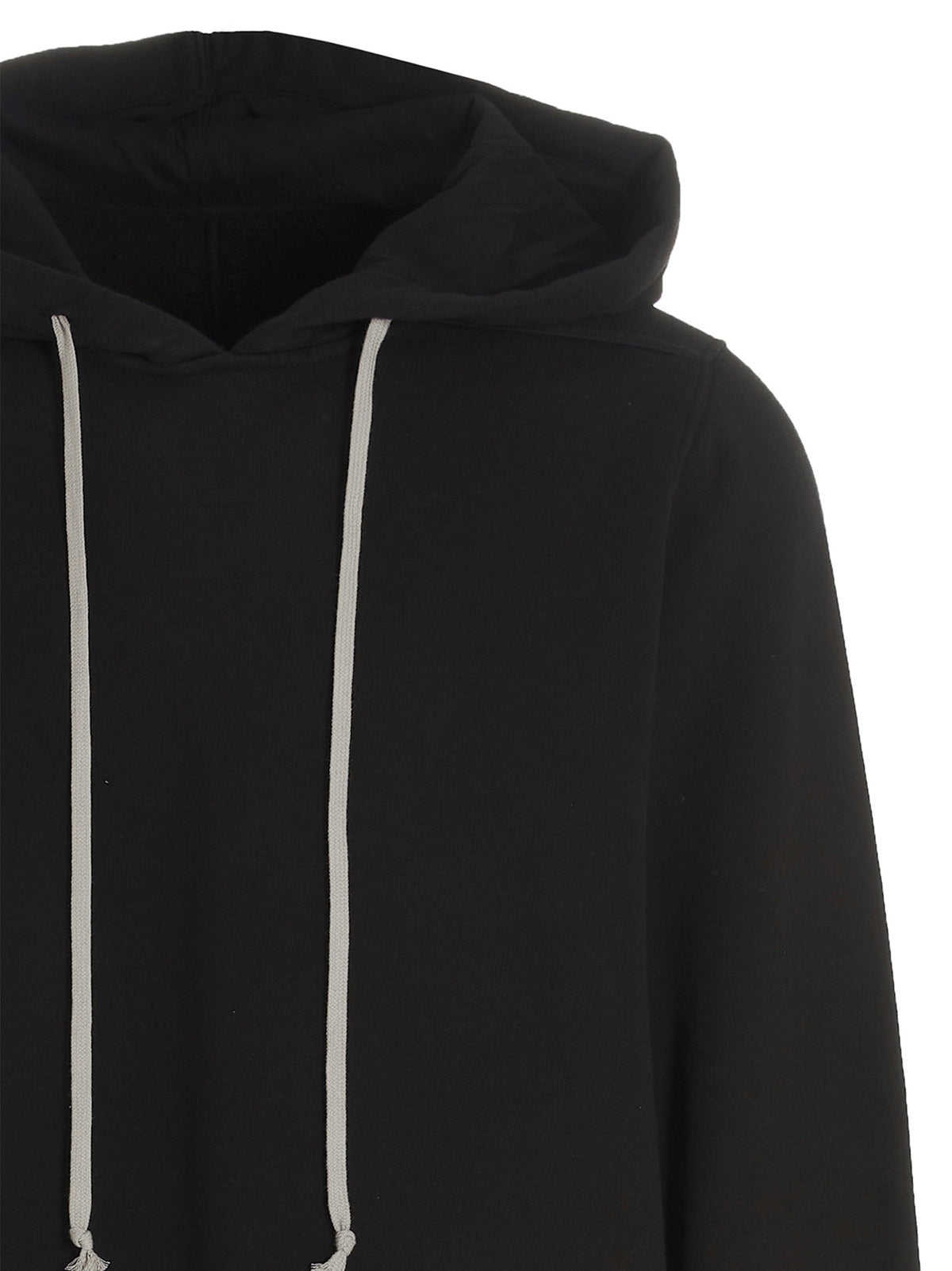DRKSHDW Asymmetrical Stitching Hoodie Black, view 3
