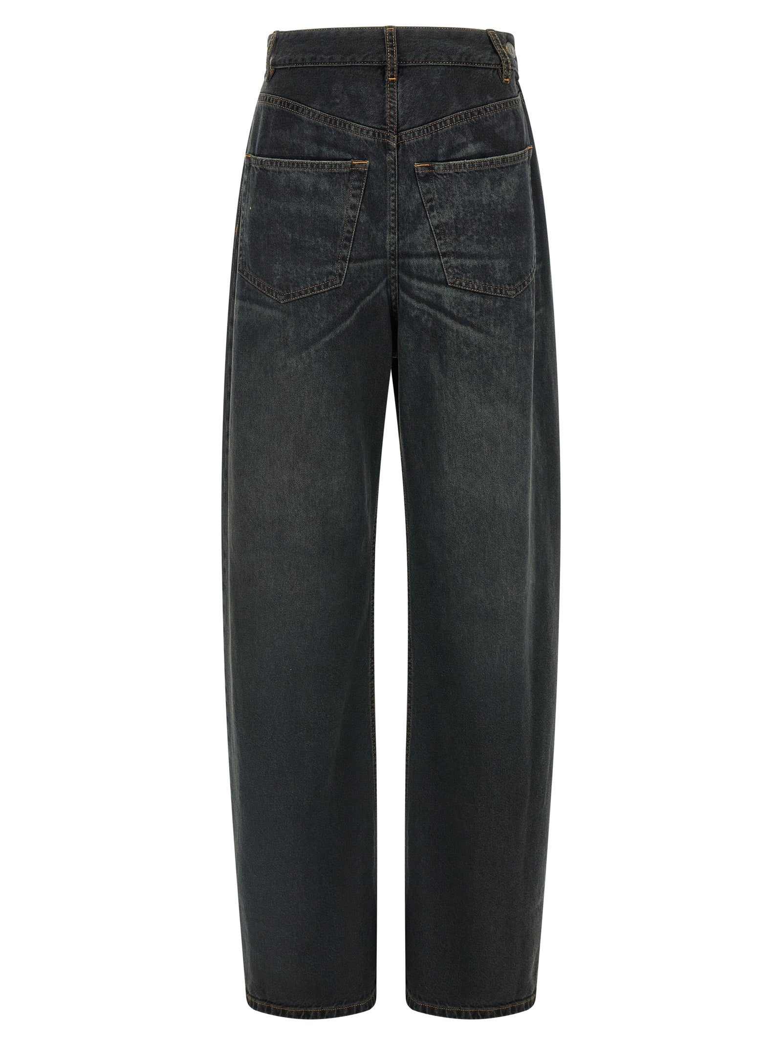 MM6 Maison Margiela Asymmetrical Structure Jeans Blue