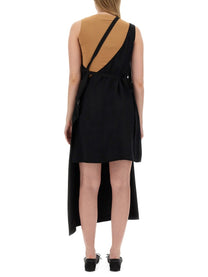 MM6 Maison Margiela Women's Asymmetrical Top Black