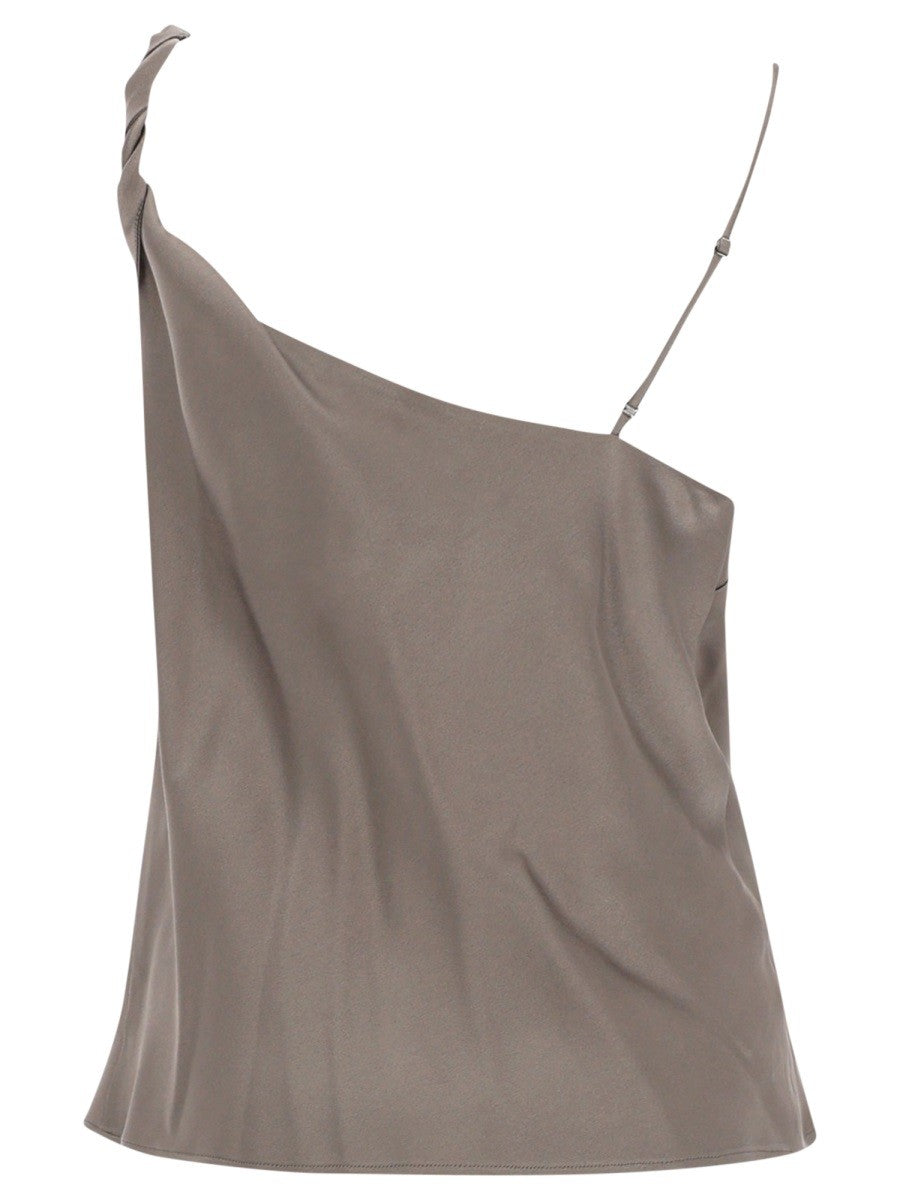 Alysi Women's Asymmetrical Top Beige