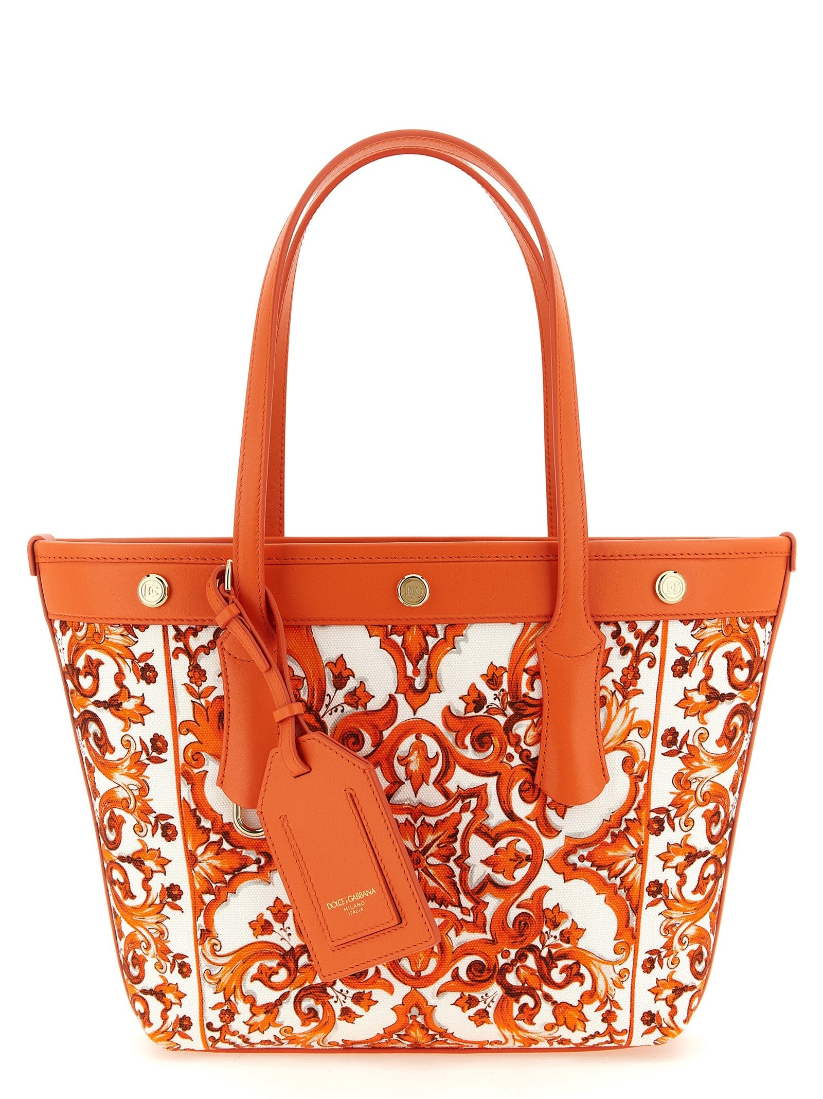 Dolce &amp; Gabbana Atene Shopping Bag Orange