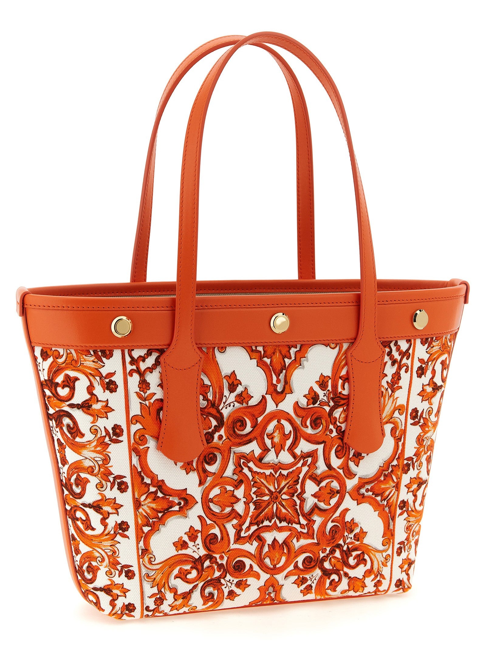 Dolce &amp; Gabbana Atene Shopping Bag Orange