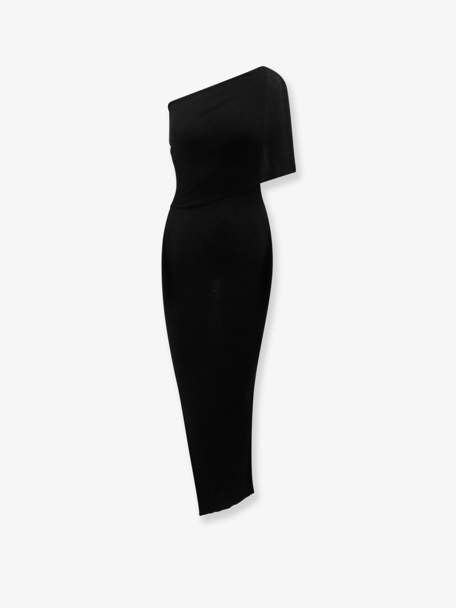 Rick Owens Women's Athena Wool Dress Black