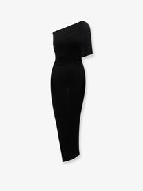 Rick Owens Women's Athena Wool Dress Black