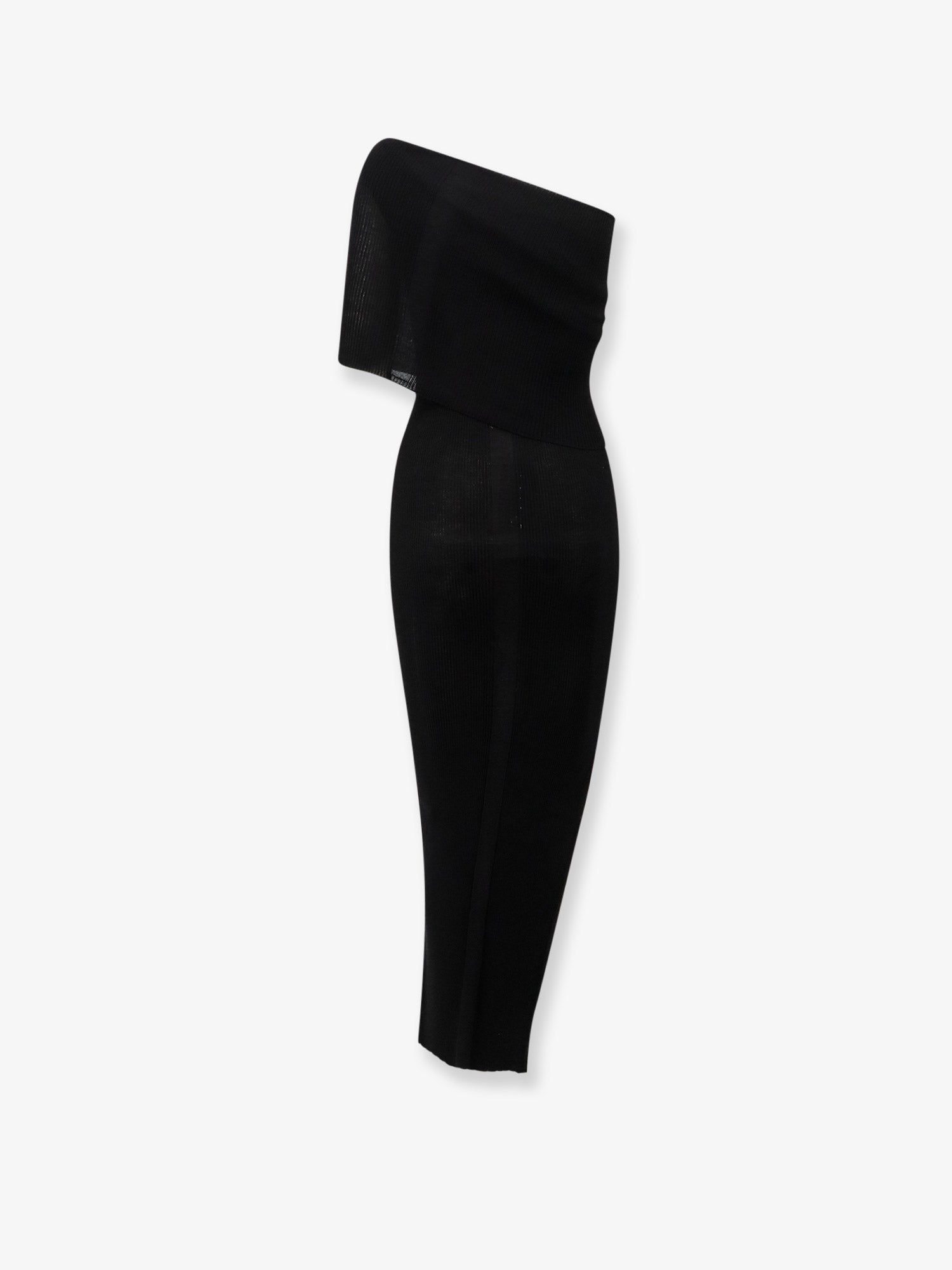 Rick Owens Women's Athena Wool Dress Black