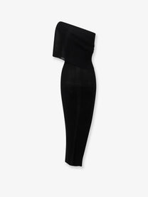 Rick Owens Women's Athena Wool Dress Black