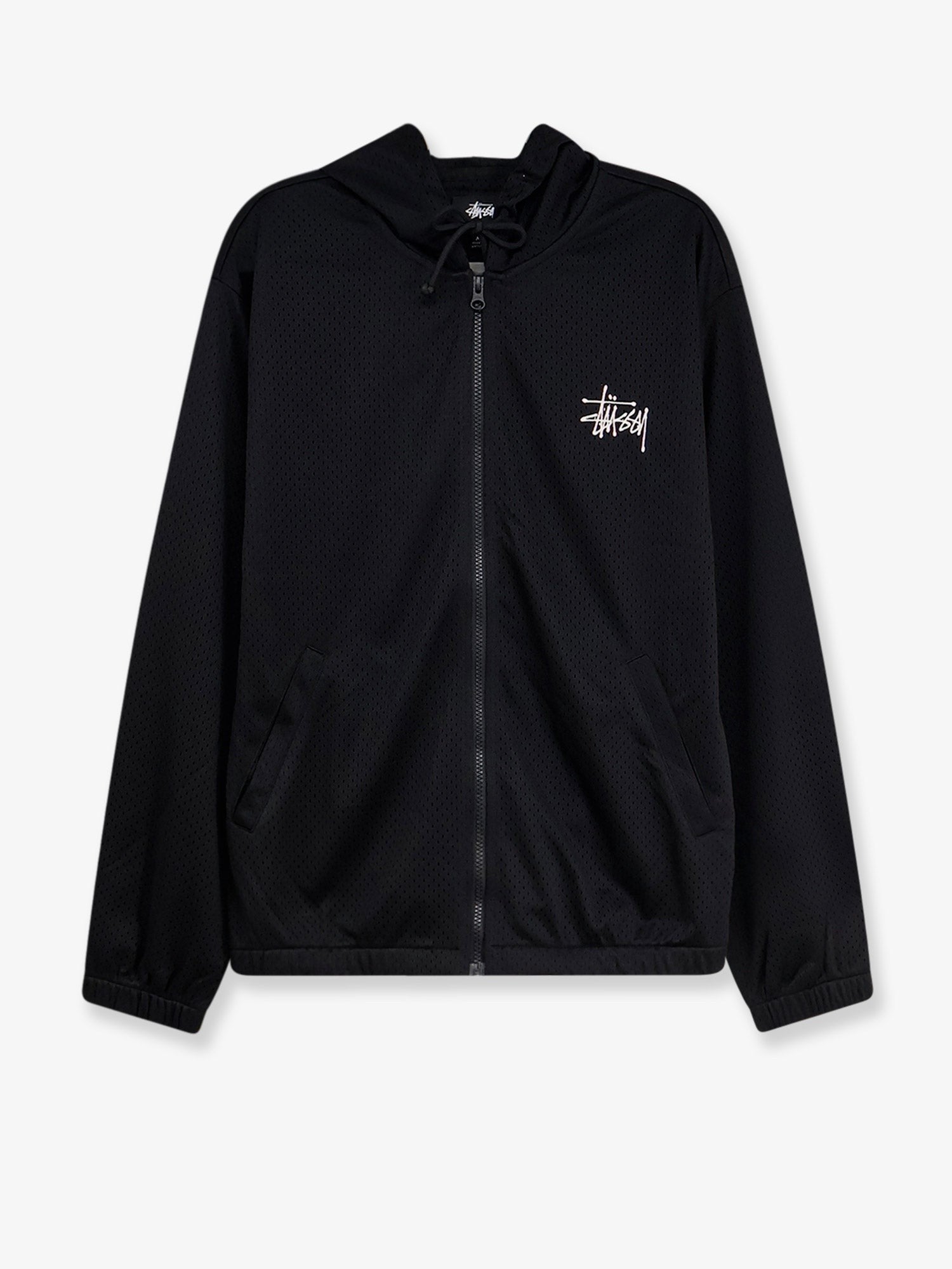 Stussy Men's Athletic Mesh Sweatshirt Black