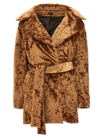 ATLEIN - ATLEIN - ’Crushed velvet’ coat - Women’s Outerwear
