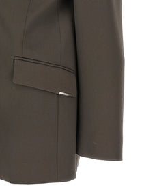 THE ATTICO - THE ATTICO - Maxi shoulder strap blazer - Women’s Clothing