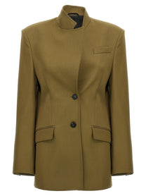 THE ATTICO - THE ATTICO - Maxi shoulder strap blazer - Women’s Clothing