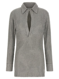 THE ATTICO - THE ATTICO - Rhinestone dress - Women’s Clothing