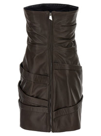 THE ATTICO - THE ATTICO - Leather dress - Women’s Clothing