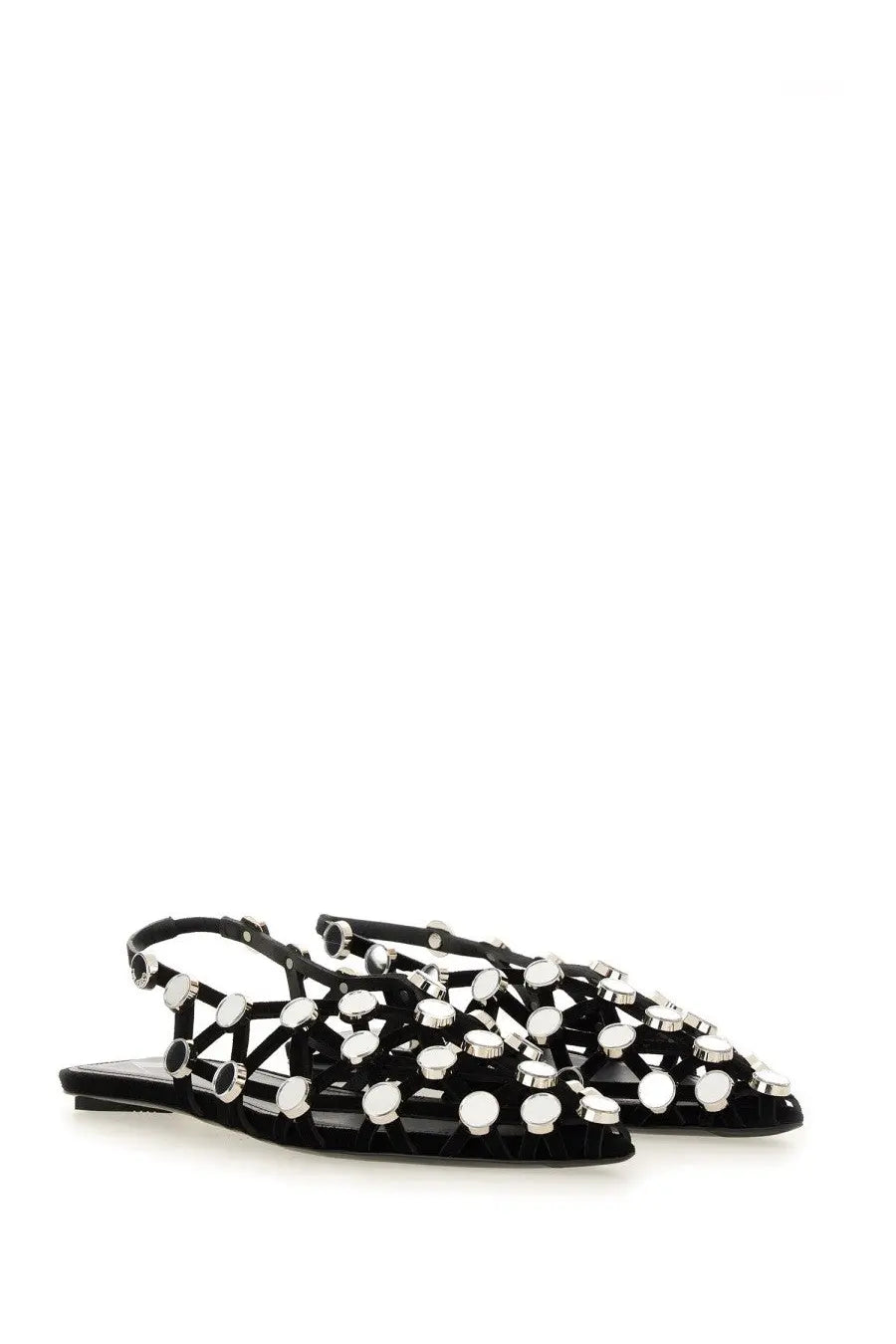 The Attico Women's Dancer Grid Black, view 9
