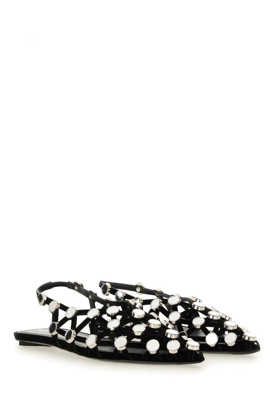 The Attico Women's Dancer Grid Black, view 5