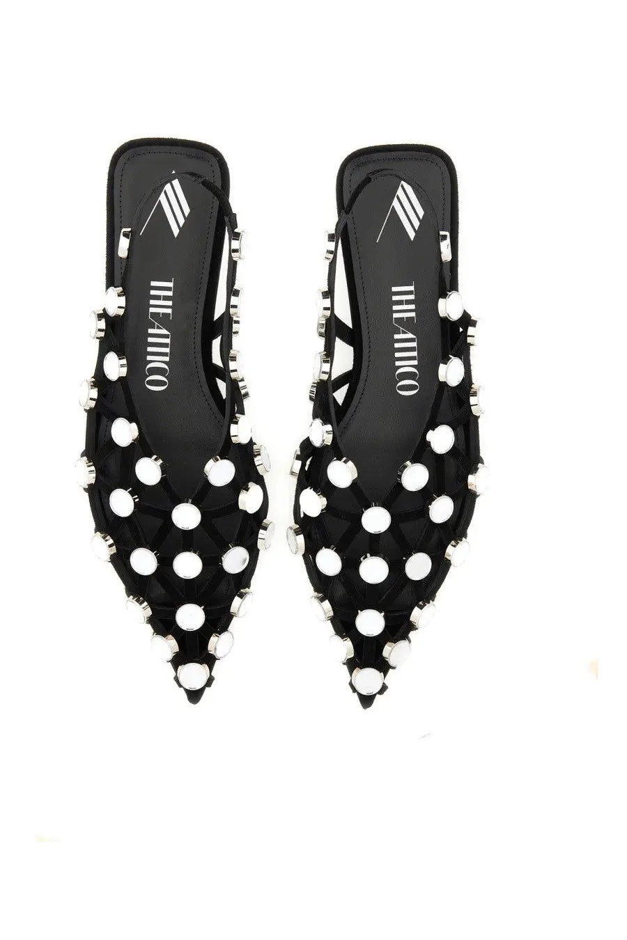 The Attico Women's Dancer Grid Black, view 2