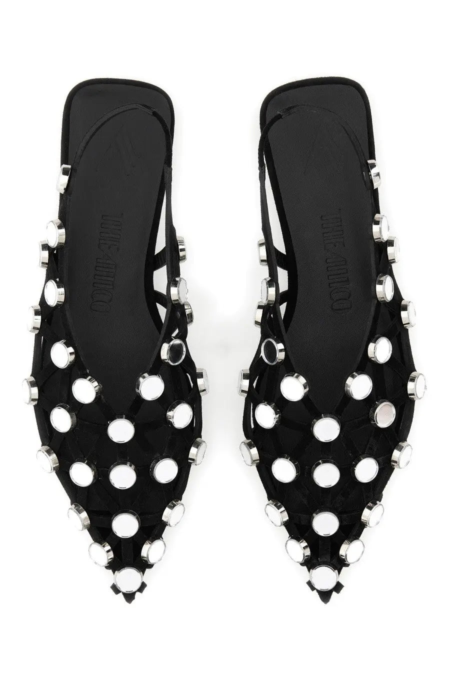 The Attico Women's Dancer Grid Black, view 2
