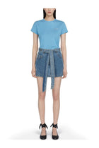 The Attico Women's Denim Skirt Blue, view 2