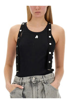 The Attico Women's Jersey Tank Top Black, view 4
