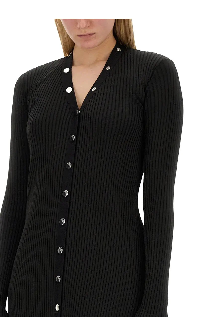 The Attico Women's Knit Dress Black, view 2