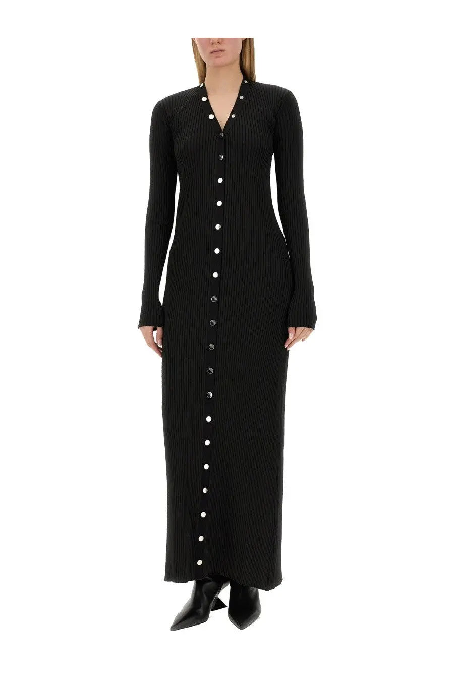 The Attico Women's Knit Dress Black, view 4