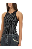 The Attico Women's Tank Top Black Black, view 4