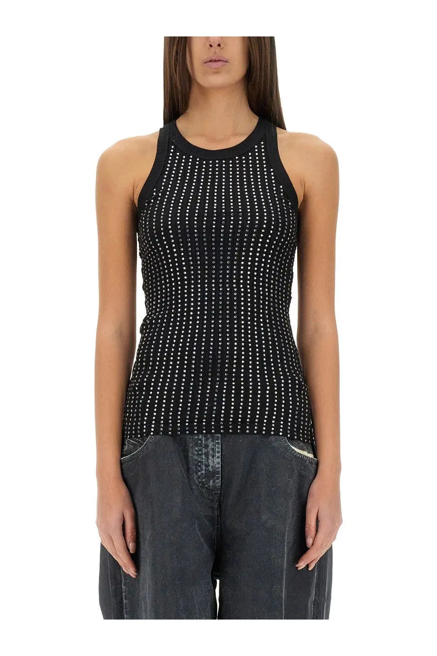 The Attico Women's Tank Top Black Black
