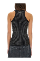 The Attico Women's Tank Top Black Black, view 3