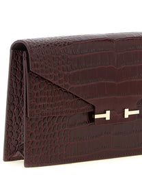 Tom Ford Aube Mini Clutch Red