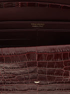 Tom Ford Aube Mini Clutch Red, view 4